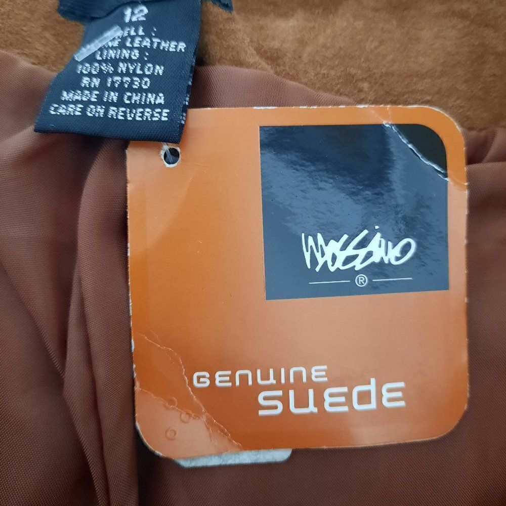 Wossimo suede pants size 12 - Picture 4 of 9